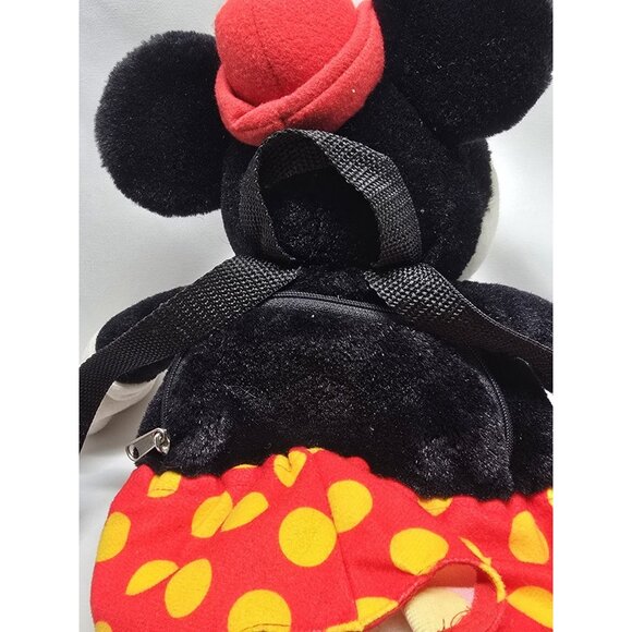 Vintage 1930s Style Looking Minnie Mouse Plush Backpack 1996 Child Size- Rare - Picture 6 of 14